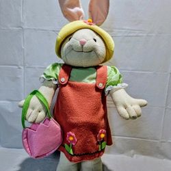 Adorable 25" Easter Bunny Door Greeter!