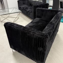 Black Sofa And Loveseat Set NEW financing Available 