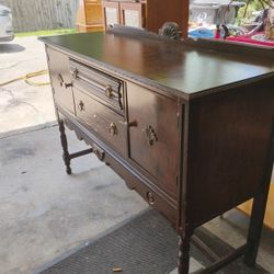 1800s From Empire Furniture Company Buffet Side Table