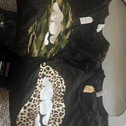 Camo/Leopard Lips Bite Shirts