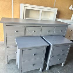 Gray IKEA Hemnes Set 
