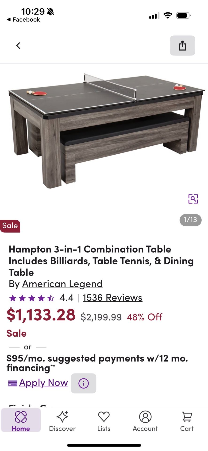 Pool table, ping-pong, table, dining table combo