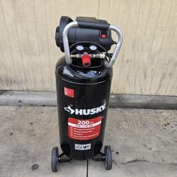 Huskey 20 Gal. 200 PSI Oil Free Portable Vertical Electric Air Compressor