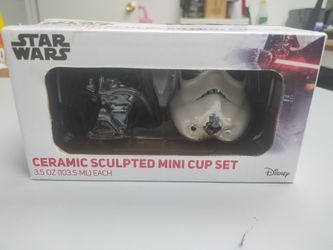 Disney Star Wars Ceramic Sculpted Mini Cup Set