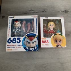 Mega Man X and Roll Nendoroids