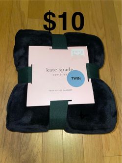 Kate Spade Twin Fleece Blanket Brand New. For Pickup In Carrollwood. Cash Only