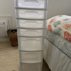 Plastic Storage Drawer Unit