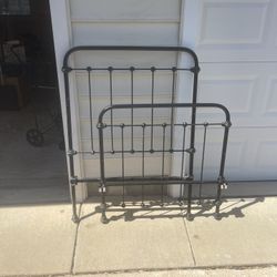 Vintage Iron Twin Bed