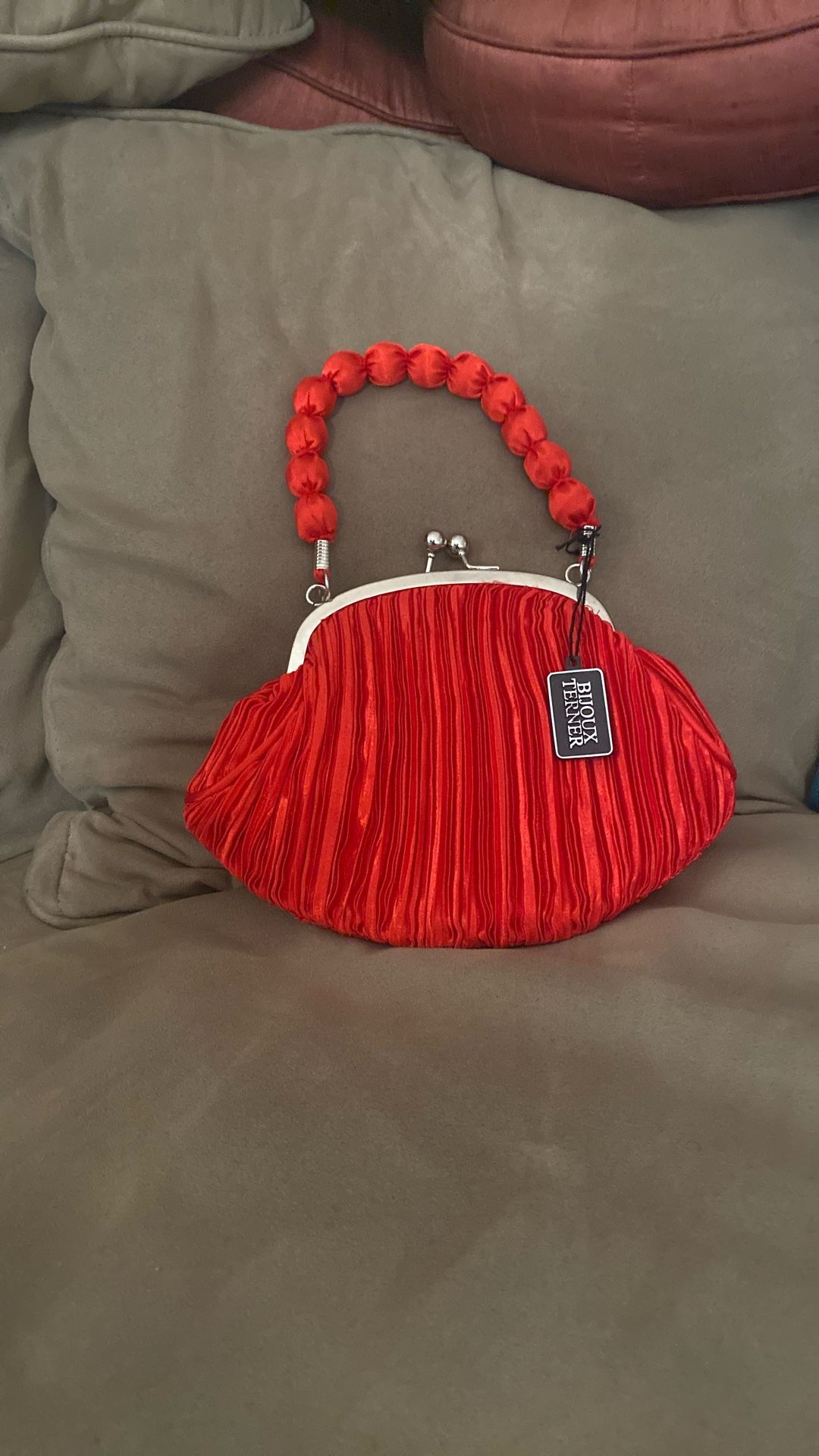 Bijoux Terner Red Evening Bag