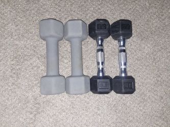 5 and 8 pound weights