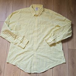 BROOKS BROTHERS Plaid Original Polo Shirt Size XI