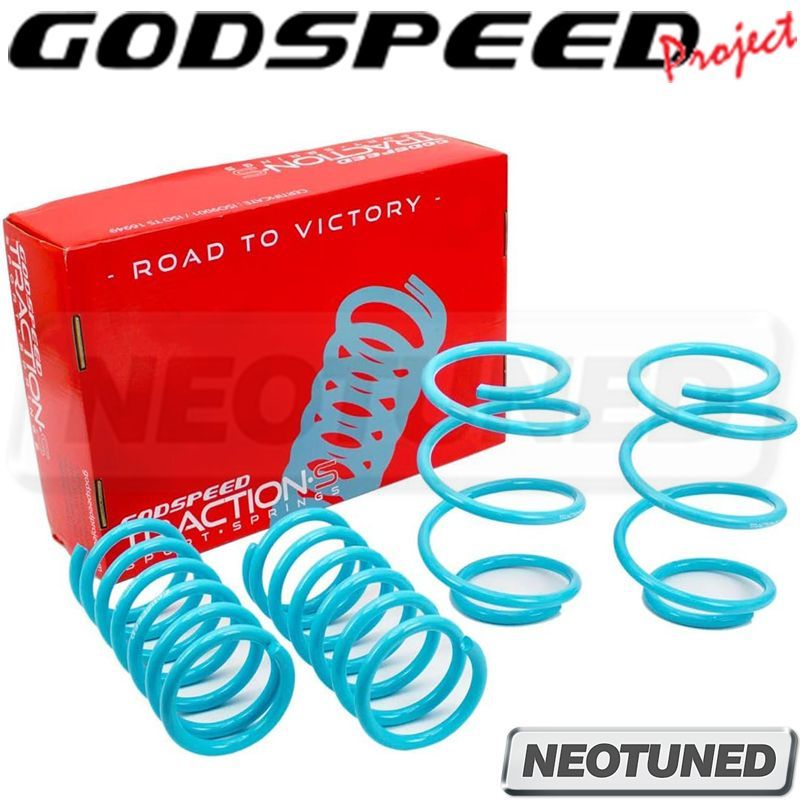 Godspeed LS-TS-NN-0017 Traction-S Performance Lowering Springs Coil Kit Suspension For Nissan Maxima (A35) 2009-14