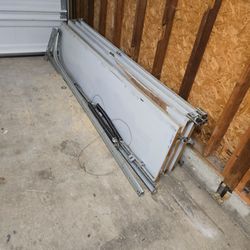 8x7 Wood Garage Door Complete 