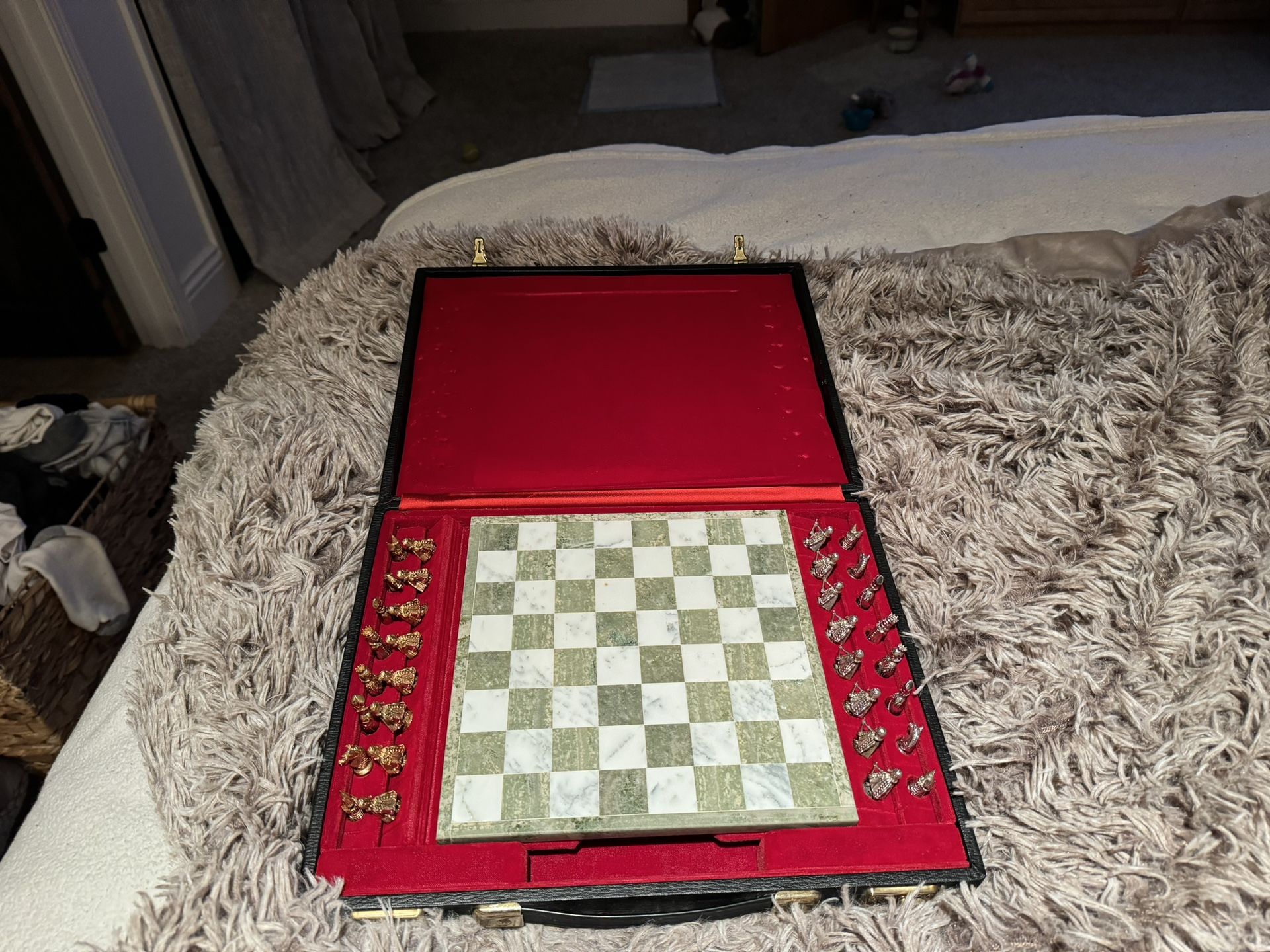 Solid Gold Chess Set