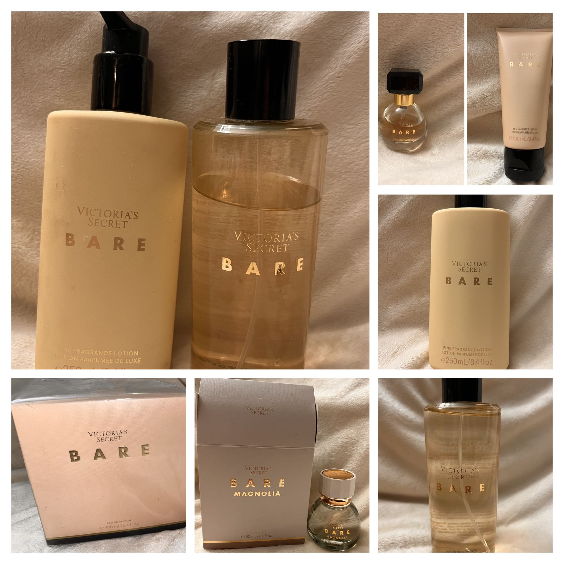 Victoria’s Secrets perfumes, lotions, mist sprays prices vary