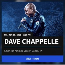 Dave Chappelle Tickets Dallas
