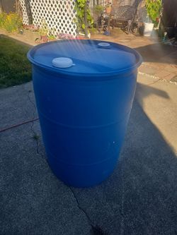 55 gallon plastic barrel