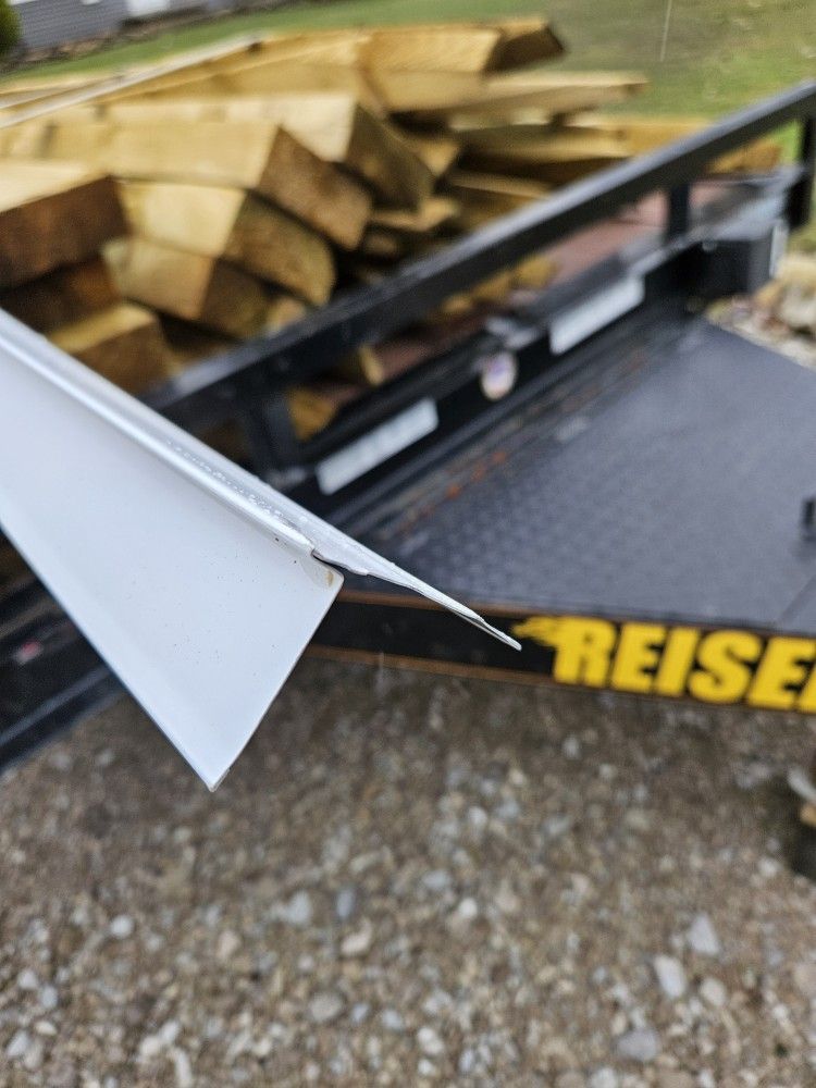 White Roof Drip Edge