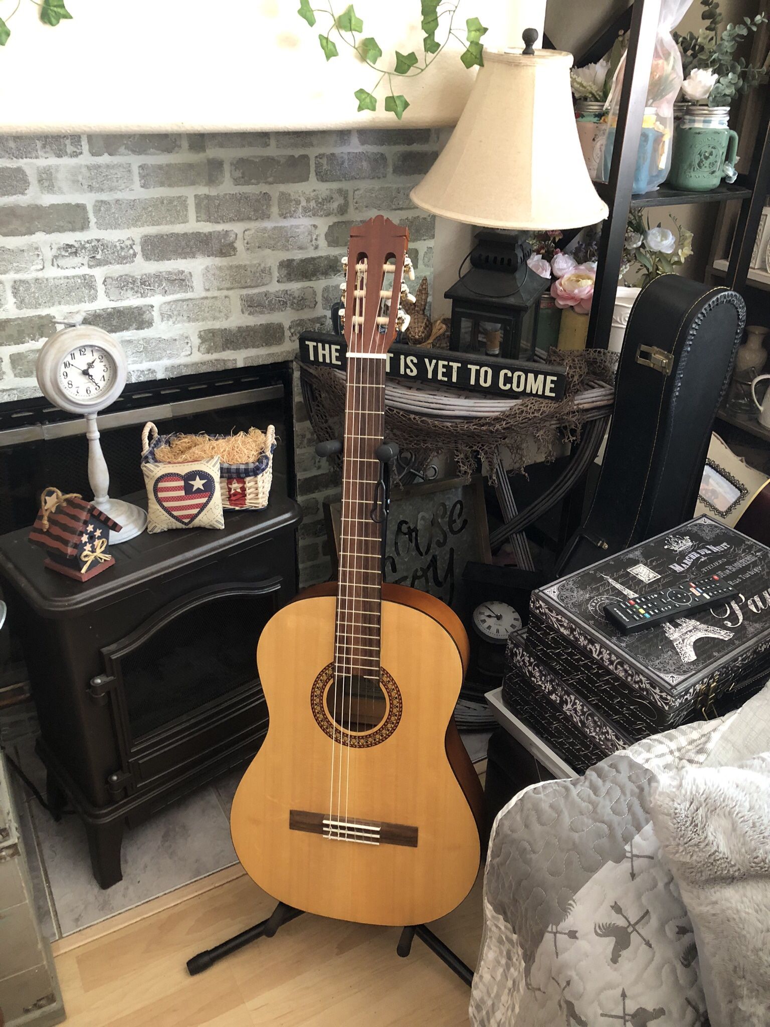 Yamaha C45M Classical Guitar-Like New, New Strings And Travel Case!