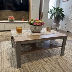 Modern Coffee Table – Wood & Metal