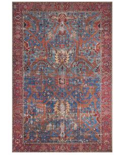 Extra Large Area Rug 7’6” x 9’6” — Loloi Vintage Persian Style — Like New!