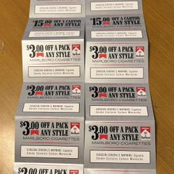 Marlboro Coupons -$84.00 Savings
