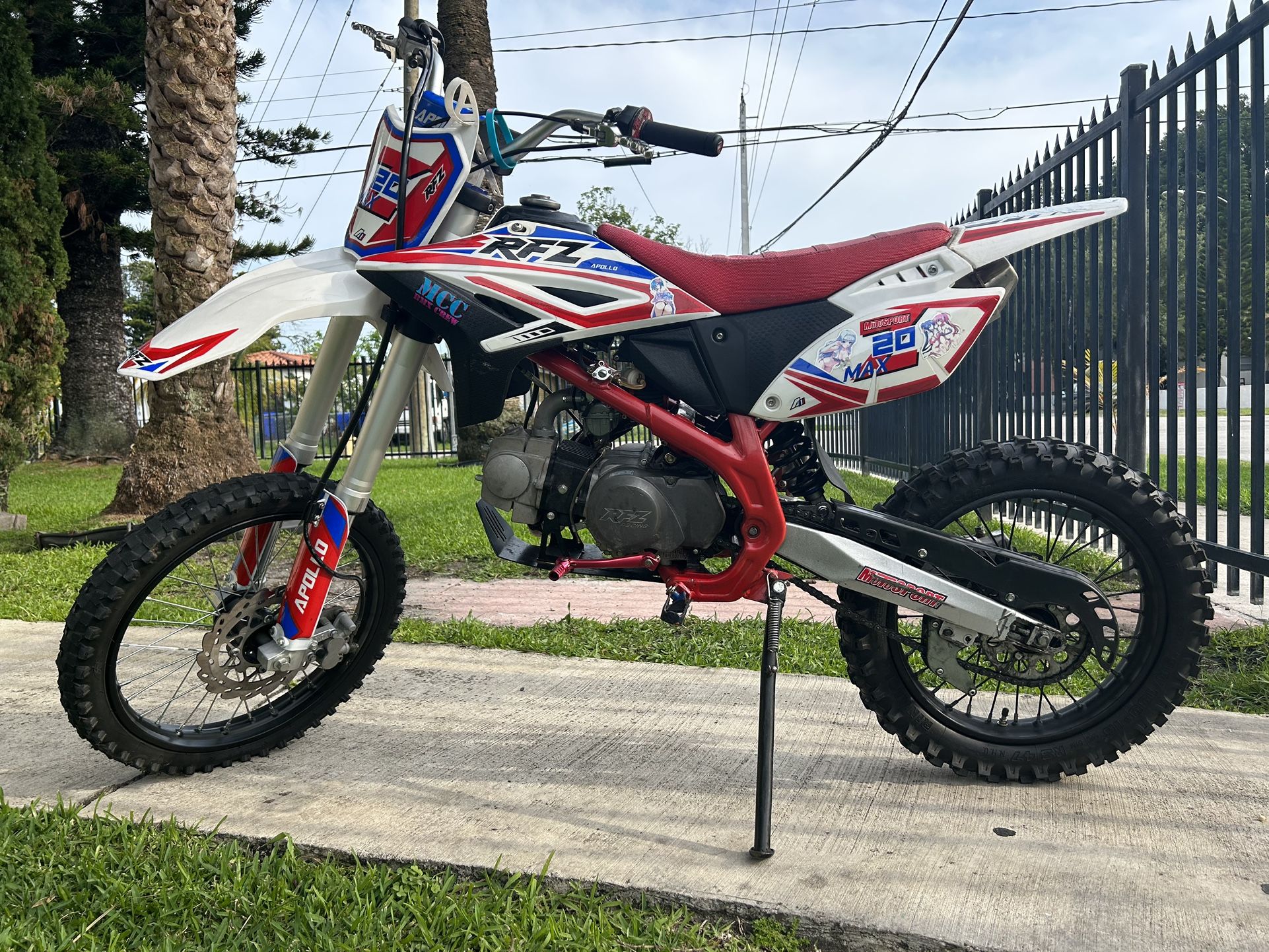 apollo z20 125cc dirt bike