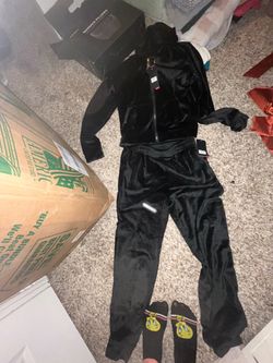 Velour suit