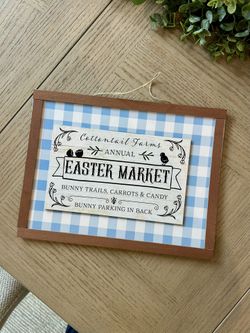Easter Market 9x12 Easter Sign