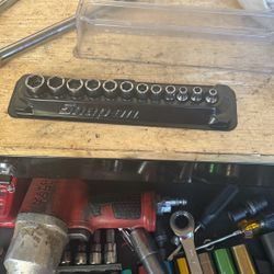 Snap On 1/4 Short Socket Set 5.5mm To 15mm