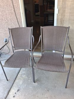 2 chairs in great condition