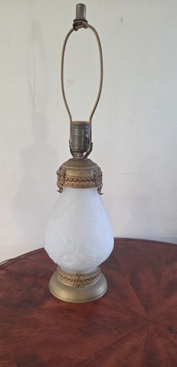 Small Antique Lamp. 24", Nice Condition.