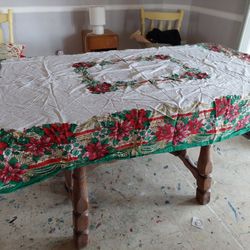 Festive Christmas Tablecloth 