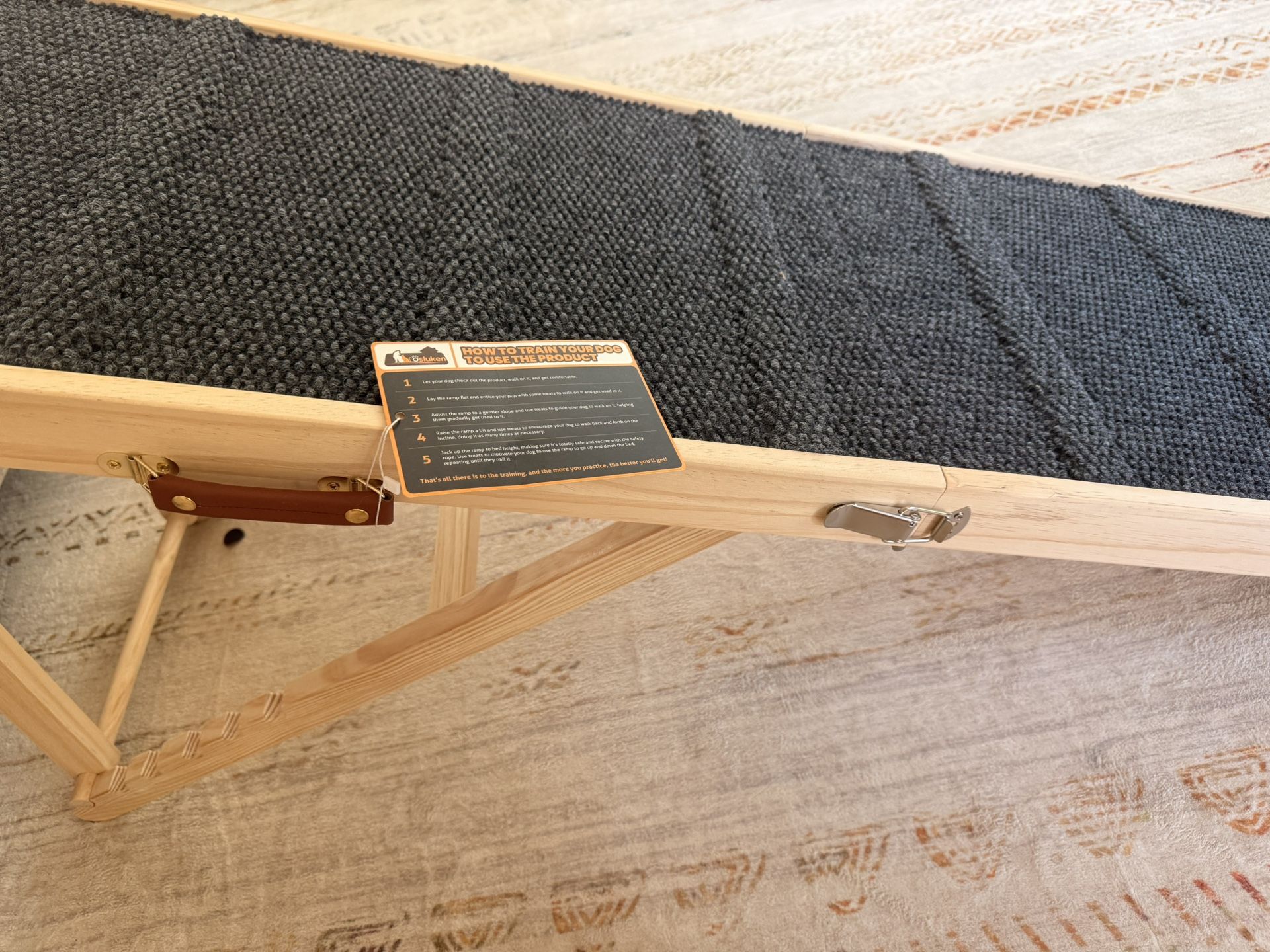 NEW Pet Ramp For Bed Cars Trucks Anti Slip Surface