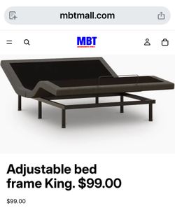 Adjustable bed e. King