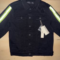 KDNK Black Jean Jacket SIZE SMALL