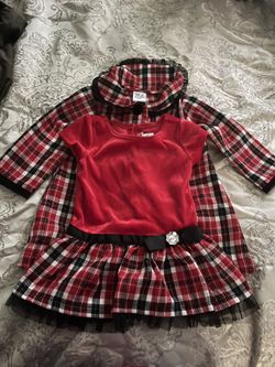 Youngland Baby Girl Dress With Jacket Size 12 Months 