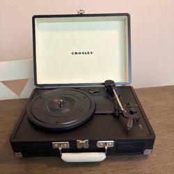 Black Bluetooth Crosley Record Player