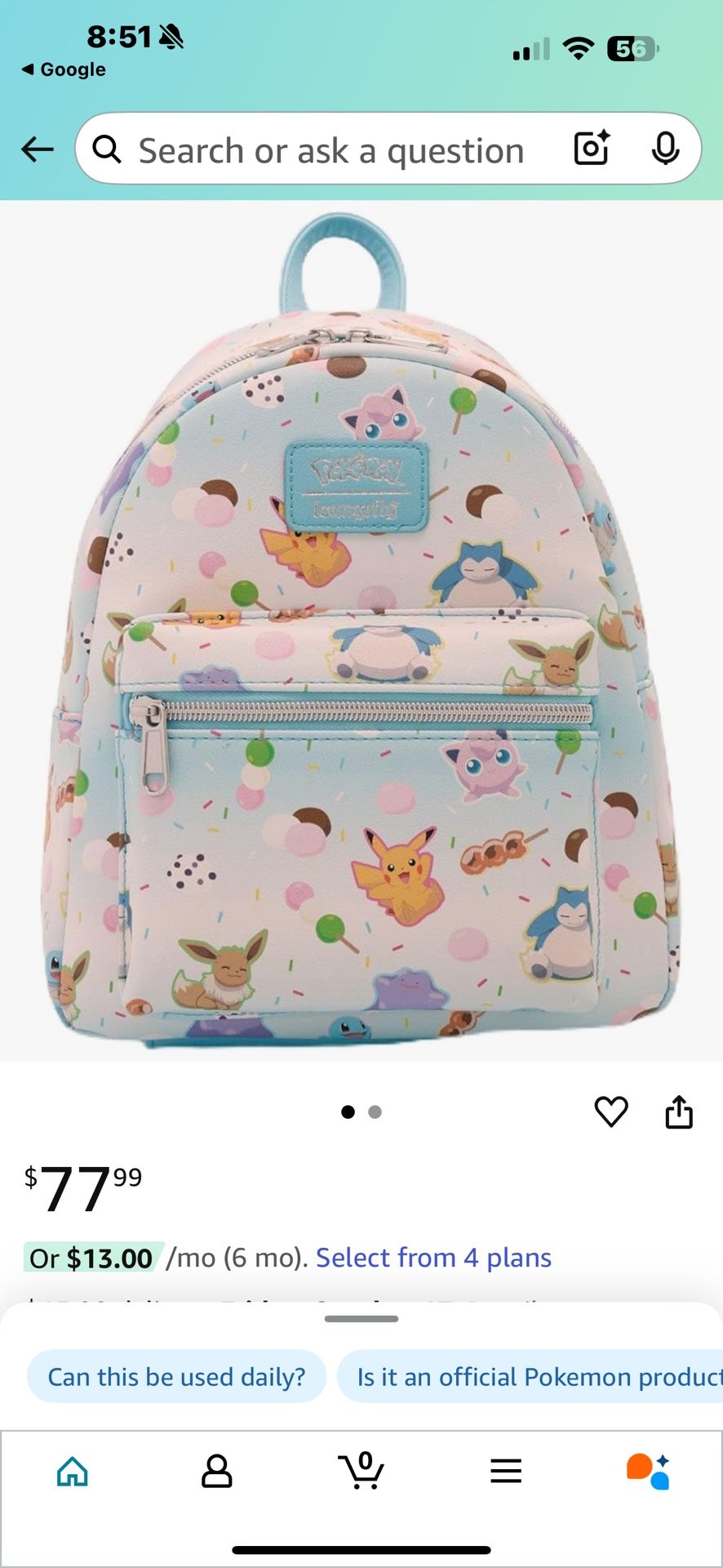 Loungefly Pokémon