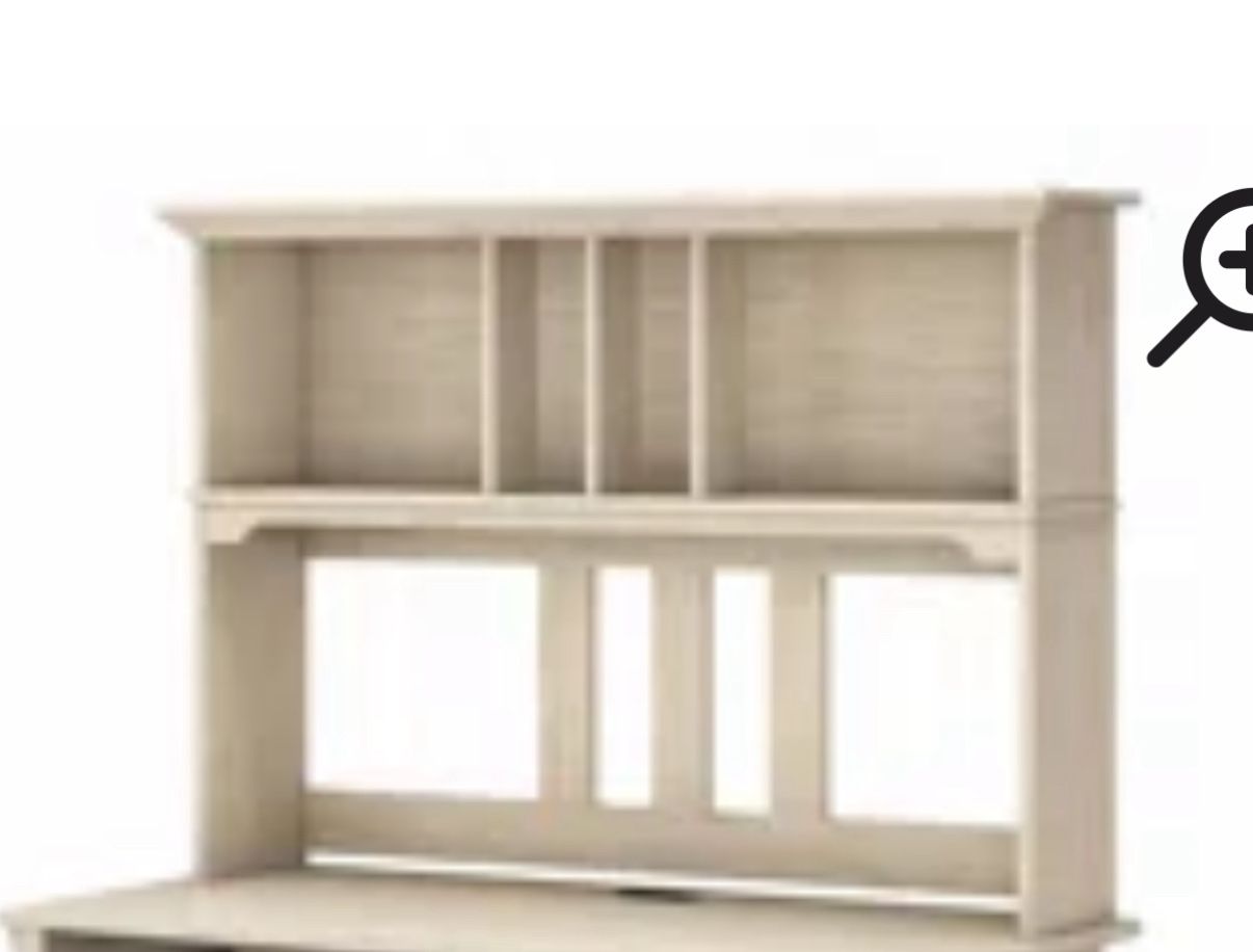 FREE Hutch, Antique White, 47”