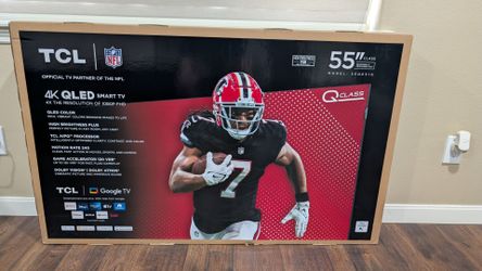 New TCL 4k QLED 55-in tv