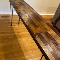 One Of A Kind  Wine Barrel Sofa Table