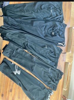NIKE/Under Armour Youth XL Boys’ BLACK SWEAT PANTS LEGGINGS