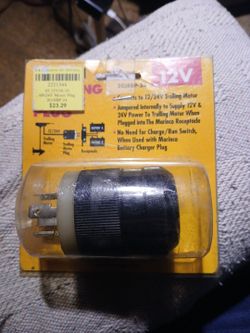 12/24 volt MARINE male &female plug