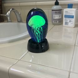 Glowing Glass Jelly Fish Thing