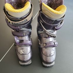 Solomon Ski Boots Size 8.0 Women/girl