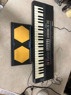 Vintage casio mt-205 keys & Casio Dp-1 drum pad