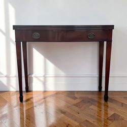 Stunning Vintage Mahogany Folding Table