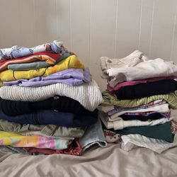 Bundle of gently used girls clothes size 7-8