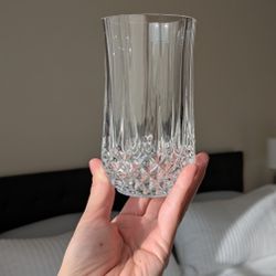 Set Of 6 Vintage Crystal Highball Glasses Cristal d'Arques Durand Longchamp 